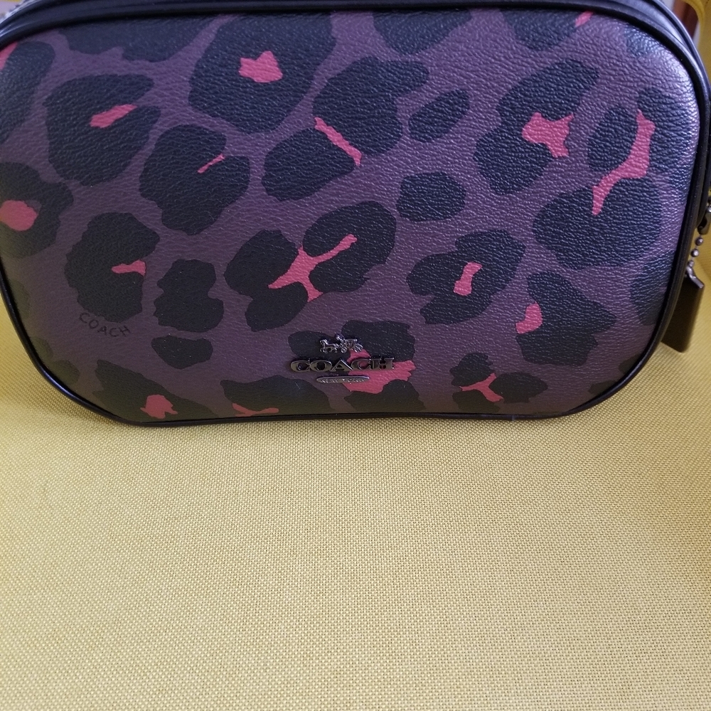 Coach Isla Leopard Crossbody